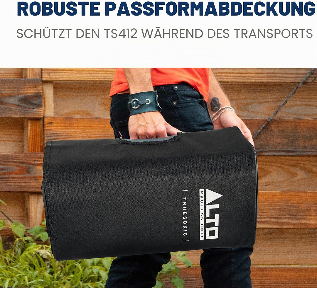 Alto Professional TS412 Cover – Langlebige Schutzhülle für TS412 aktiven PA-Lautsprecher, TS412
