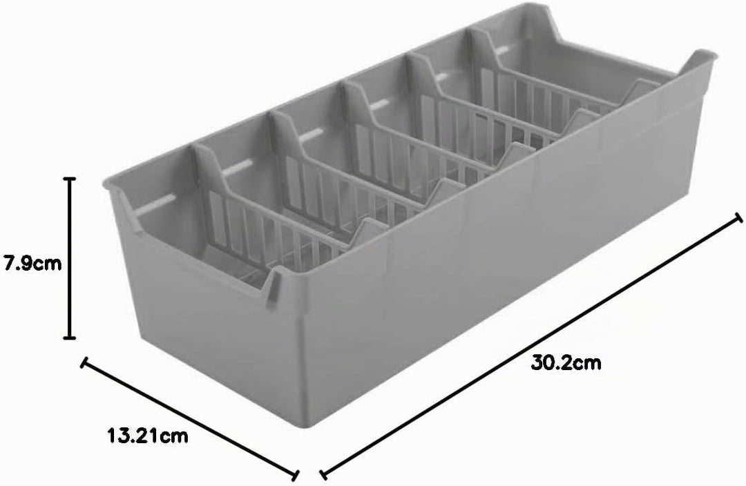 ORION Organizer für GEWÜRZE Tüten Gewürzbehälter Küchenorganizer GRAU