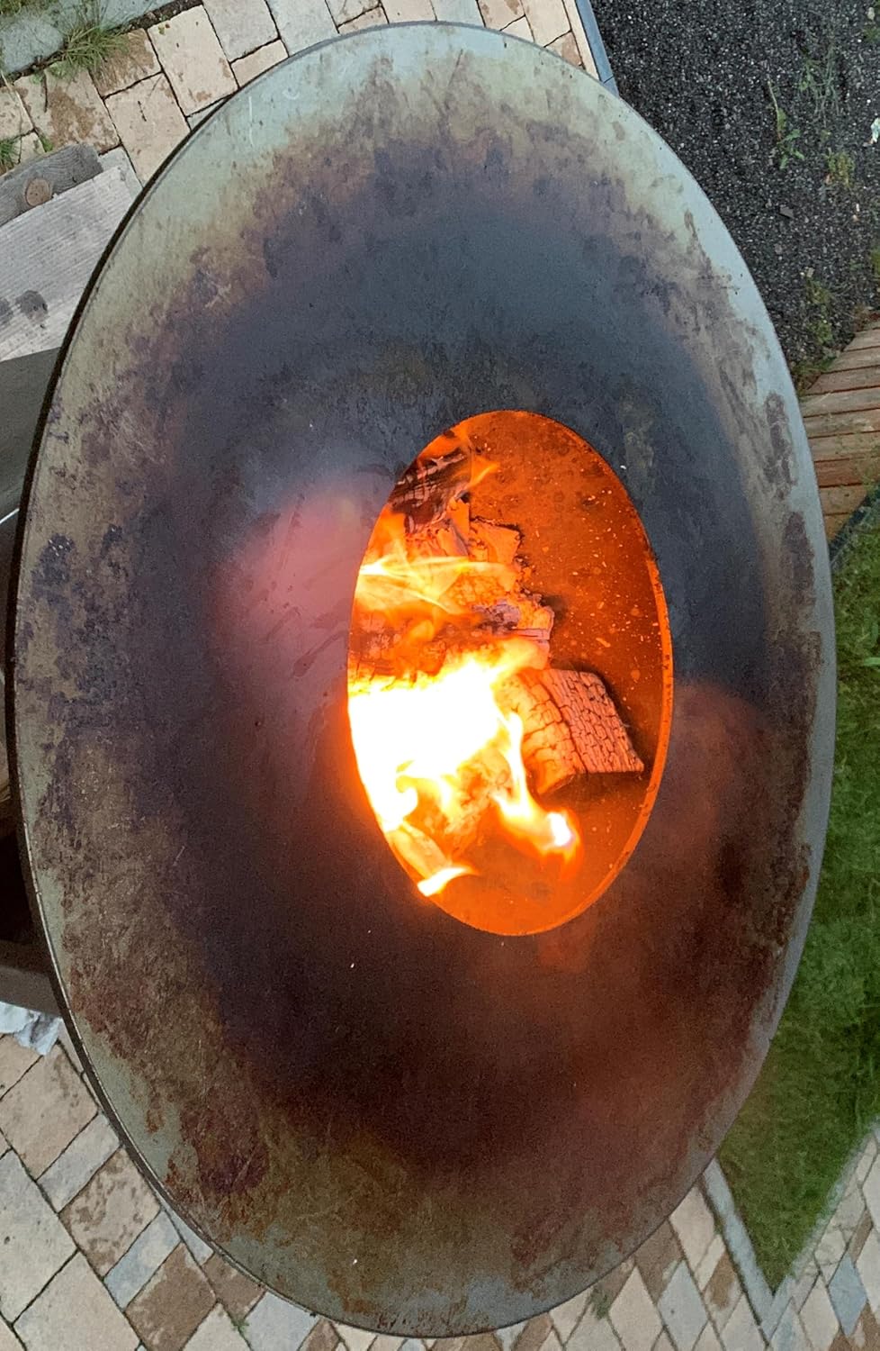 Feuerplatte/Grillplatte 60cm aus 5mm Stahl