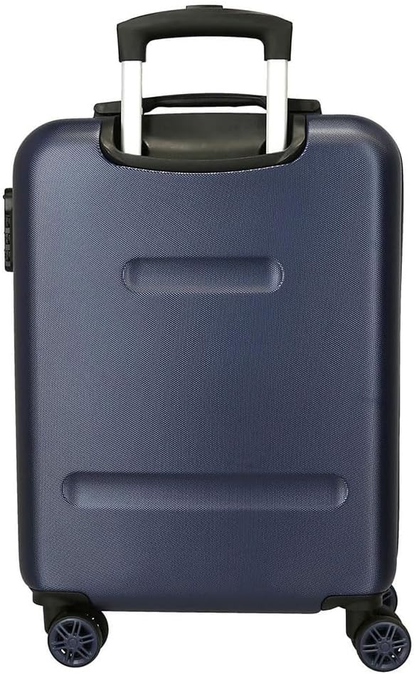 Pepe Jeans Aidan Kabinentrolley, blau, 38 x 55 x 20 cm, Hartplastik, seitlicher Kombinationsverschlu
