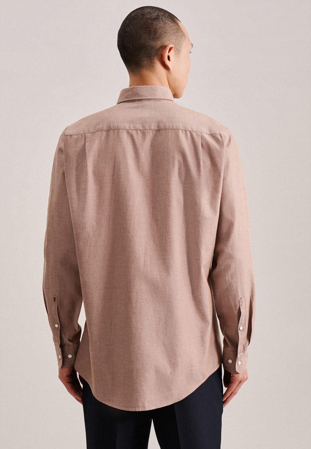 Seidensticker Herren Hemd 42 Braun, 42 Braun