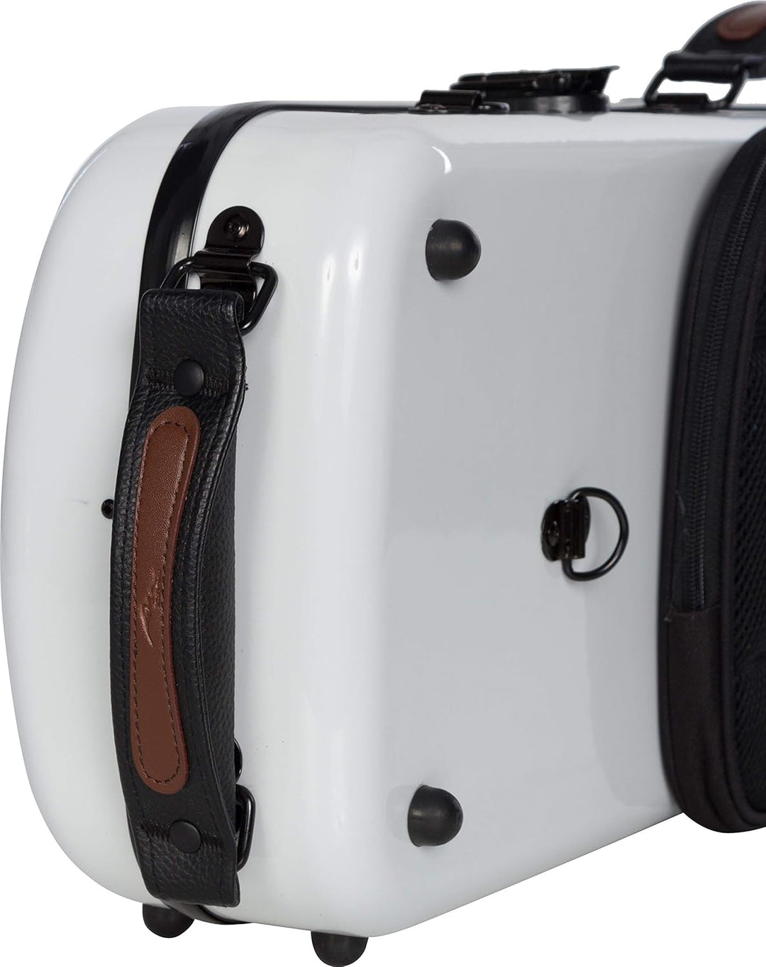 Geigenkoffer Glasfaser Oblong 4/4 white - brownish red M-Case