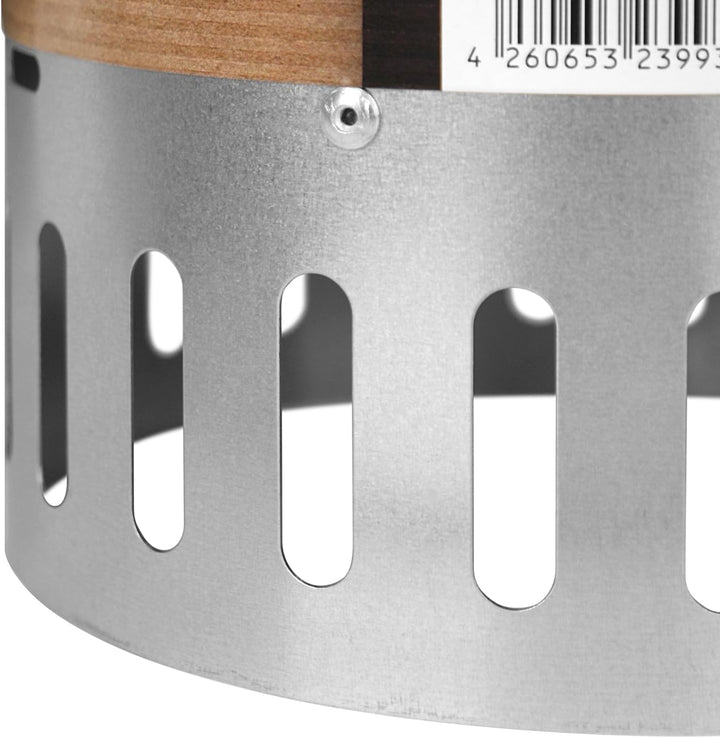 FEUERGOTT Anzündkamin Premium Big XXL – Edelstahl Grillanzünder mit natürlichem Zugmechanismus, für