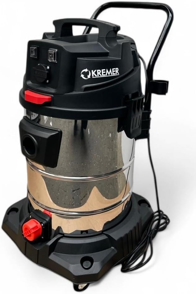 Industriesauger 2400W Nass- Trockensauger 65L Schmutzbehälter Industriestaubsauger Gewerbestaubsauge