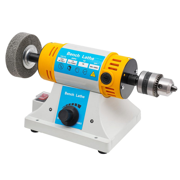 Tischpolierer 320W 220V Elektrische Schleifmaschine Poliermaschine Mit 2 Kegelförmige Spindeln Und F