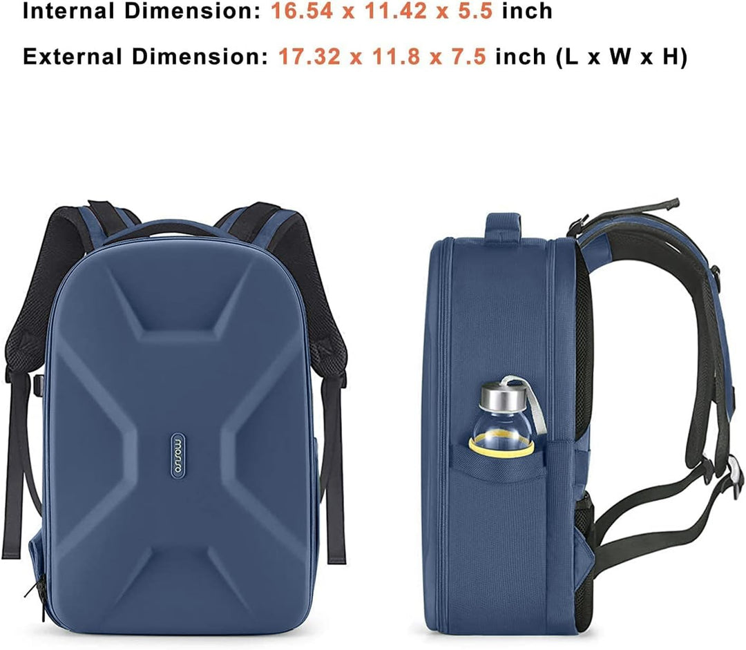 MOSISO Kamera Rucksack, DSLR/SLR/Spiegellose Fotografie Kameratasche 15-16 Zoll Wasserdichte Hartsch