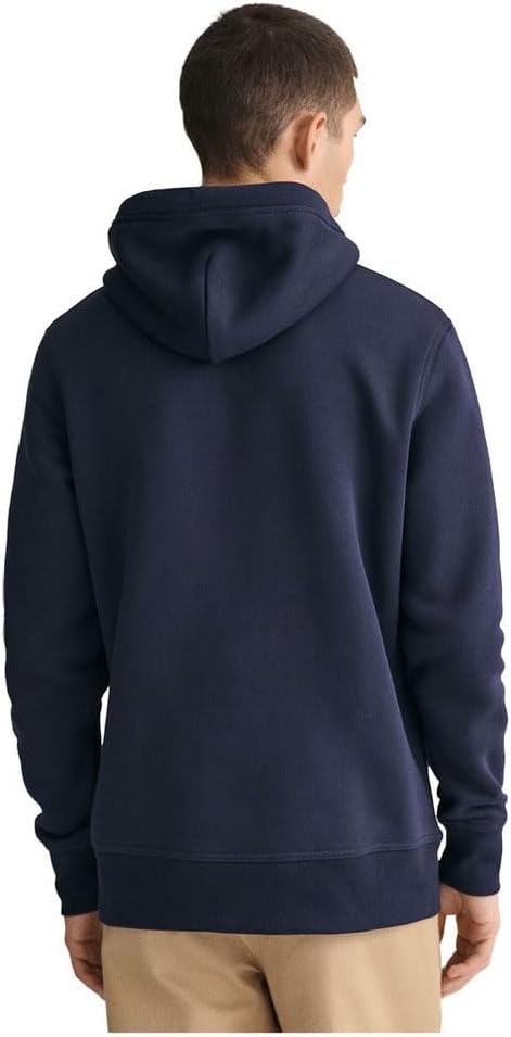 GANT Herren Reg Archive Shield Hoodie Kapuzenpullover M Evening Blue, M Evening Blue