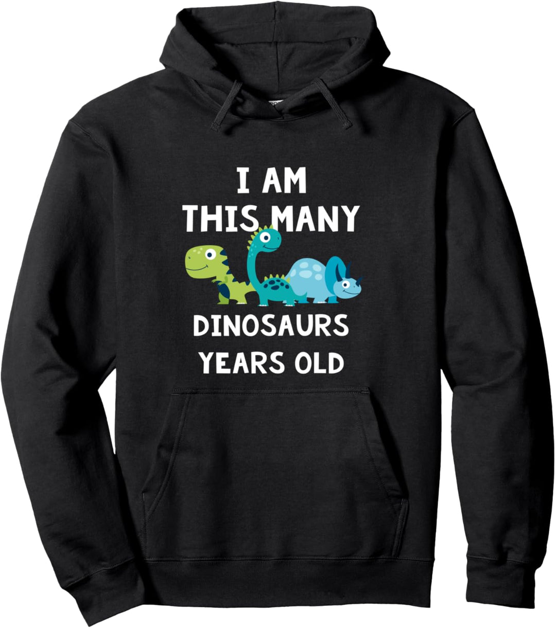 Kinder Ich bin diese viele Dinosaurier Old 3 Jahre Drittes Pullover Hoodie