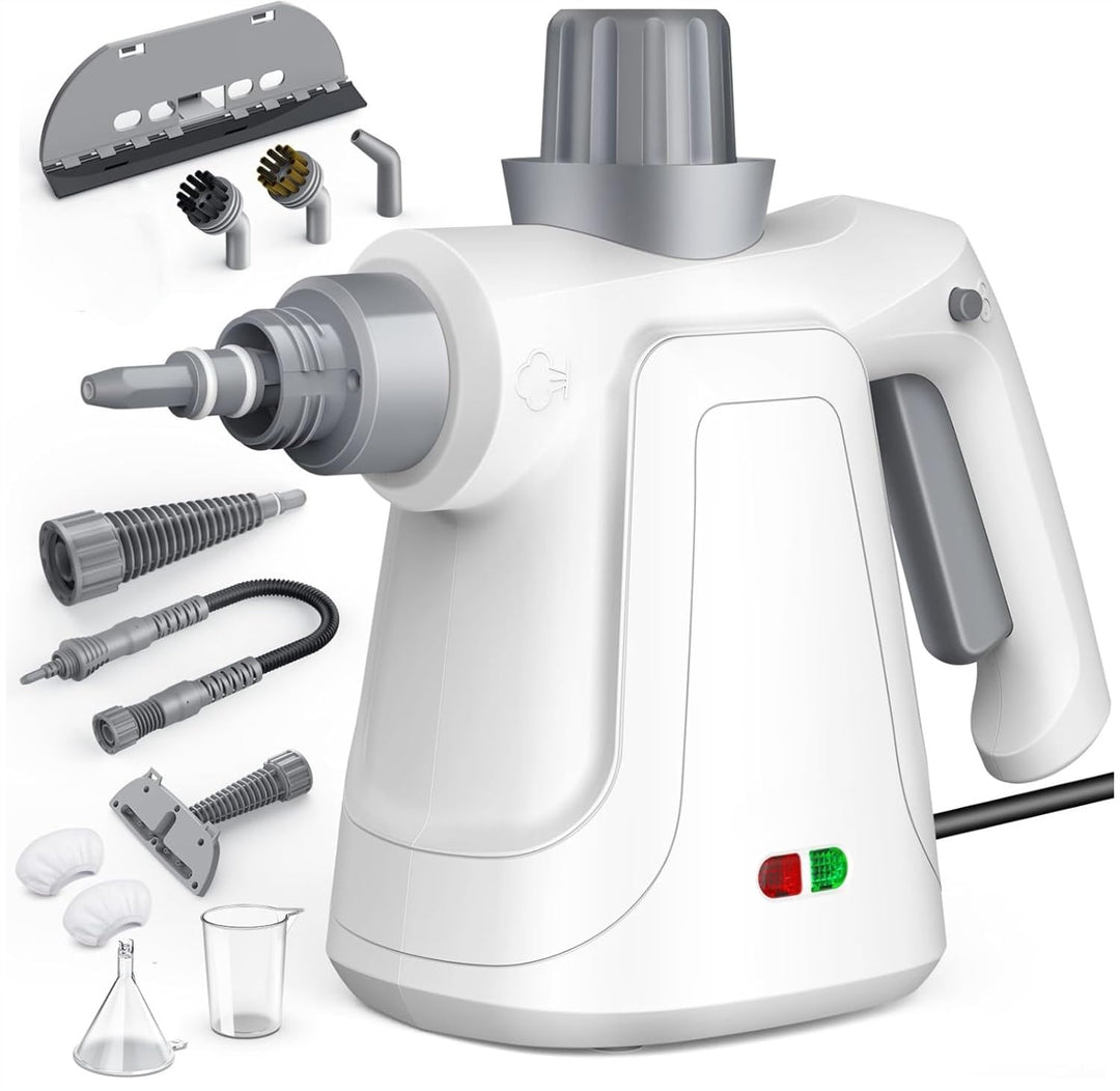 Dampfreiniger Handgerät, 400ml Handdampfreiniger Steam Cleaner Dampfreiniger FüR Alles Auto Fenster
