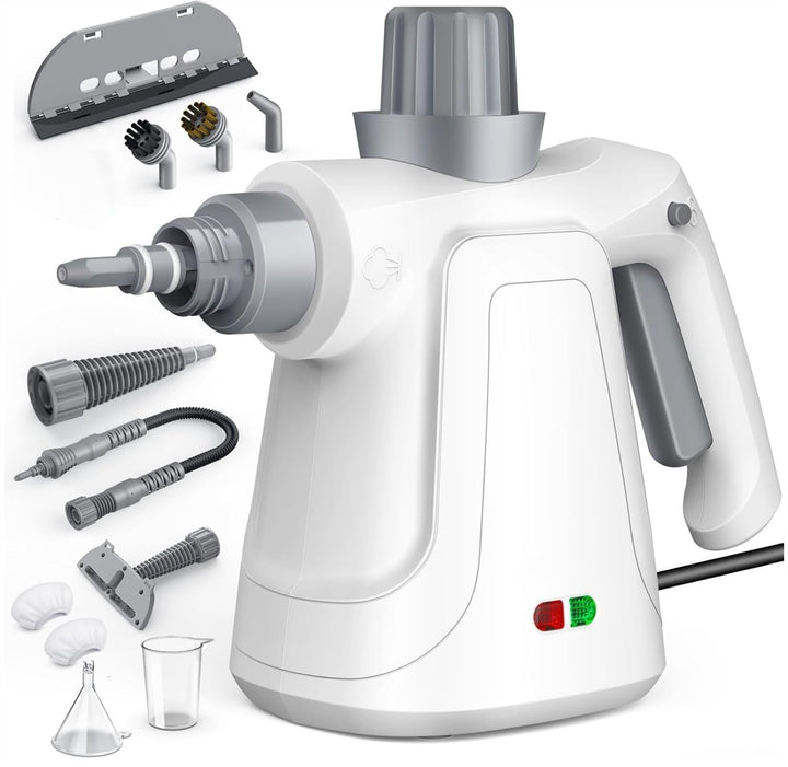 Dampfreiniger Handgerät, 400ml Handdampfreiniger Steam Cleaner Dampfreiniger FüR Alles Auto Fenster