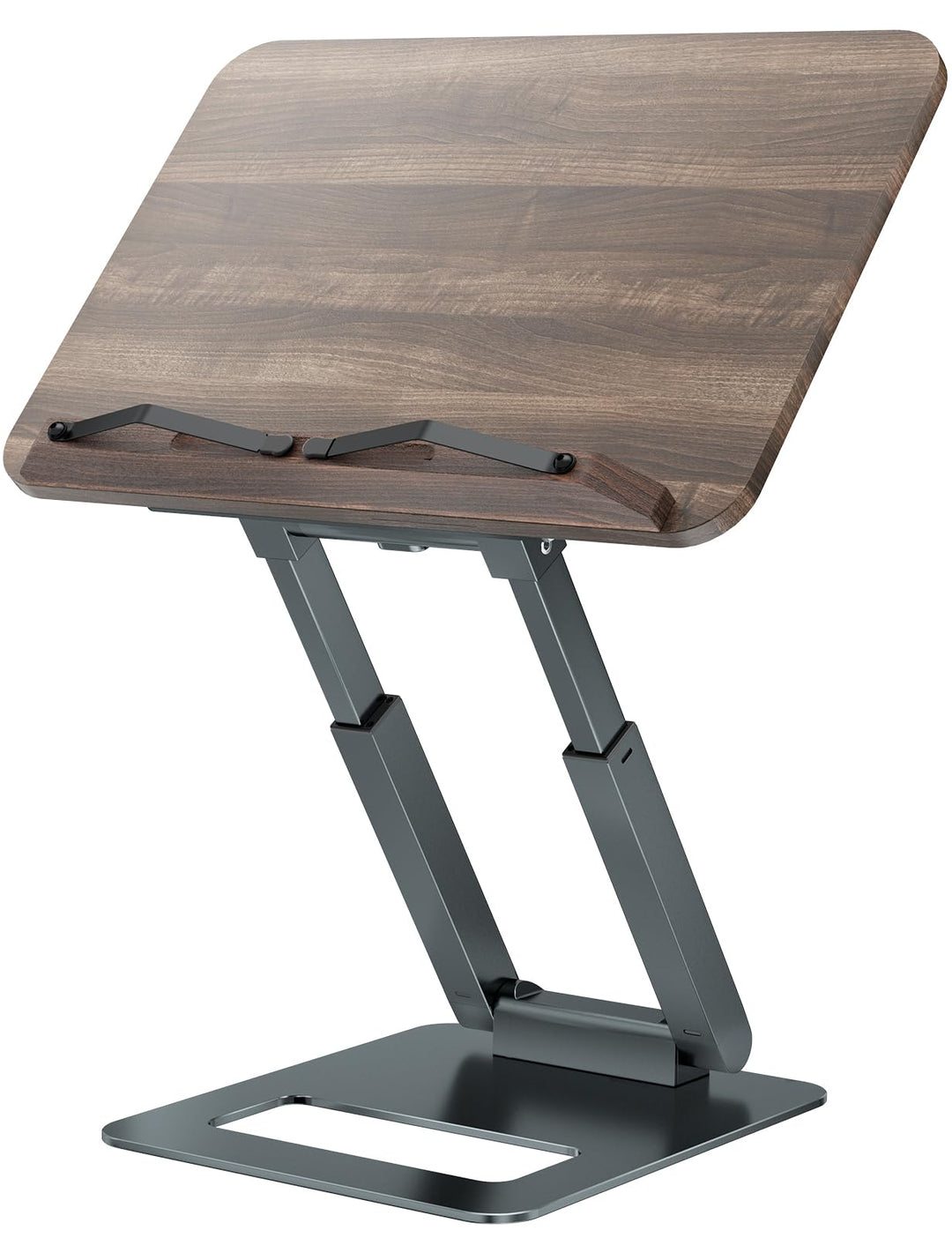 Tounee Buchständer, Teleskop-Buchhalterständer, höhenverstellbar, ausziehbares Design, ergonomischer
