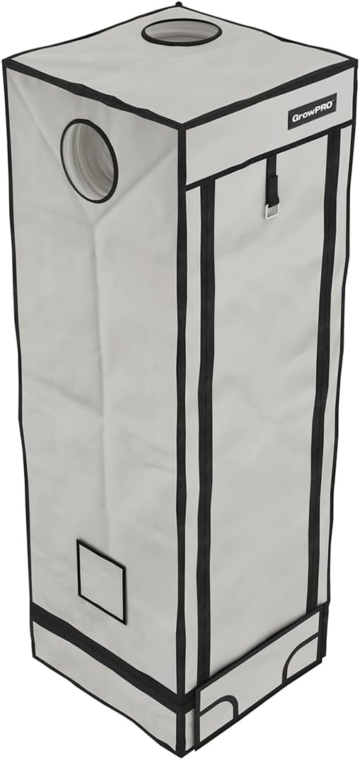 GrowPRO 4.0 XXS Growbox 40x40x120cm | Growzelt in Zwei Farben: Beige oder Chive (Beige), Beige
