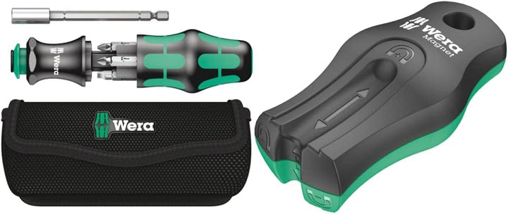 Wera Kraftform Kompakt 28 mit Tasche, 7-teilig, Wera 05134491001 & 05033404001 9500 Magnet SB, Magne