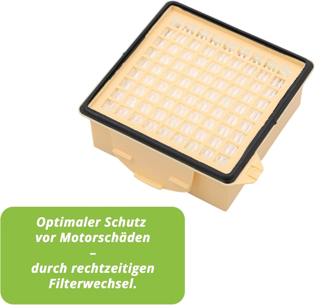 Staubsaugerladen.de Filter Hepafilter, Aktivfiltersystem, Mikrofilter – kompatibel mit Vorwerk Kobol