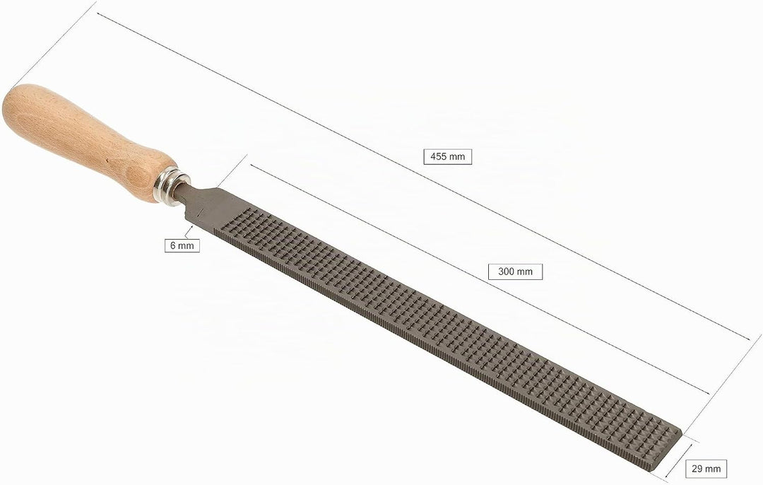 KOTARBAU® Flachholzpfeile 300mm Raspelhieb 1 (Grobraspel) für professionelle Tischlerarbeiten