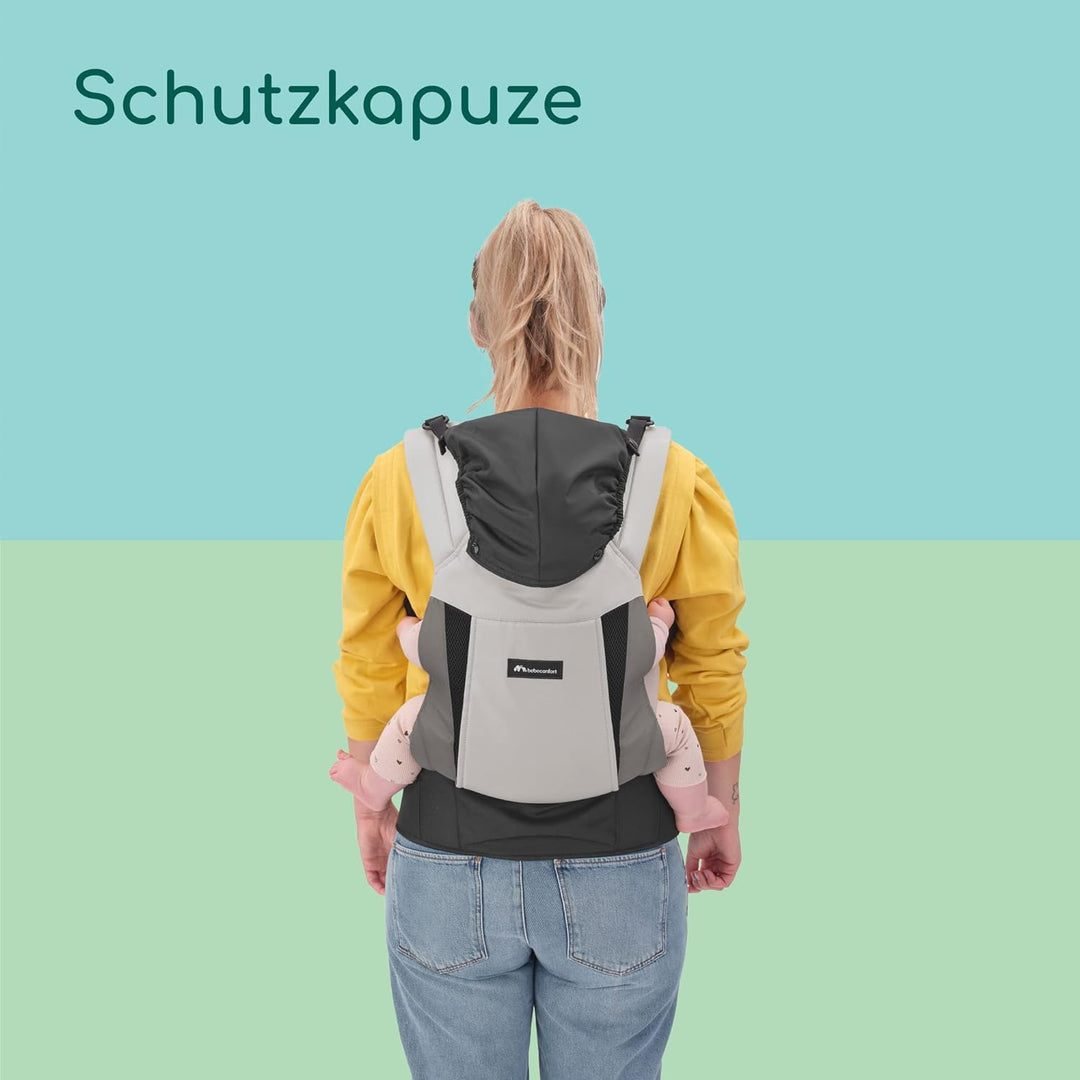 Bebeconfort PhysioNest Babytrage, Ergonomische Bauchtrage, nutzbar ab der Geburt bis ca. 3,5 Jahre,
