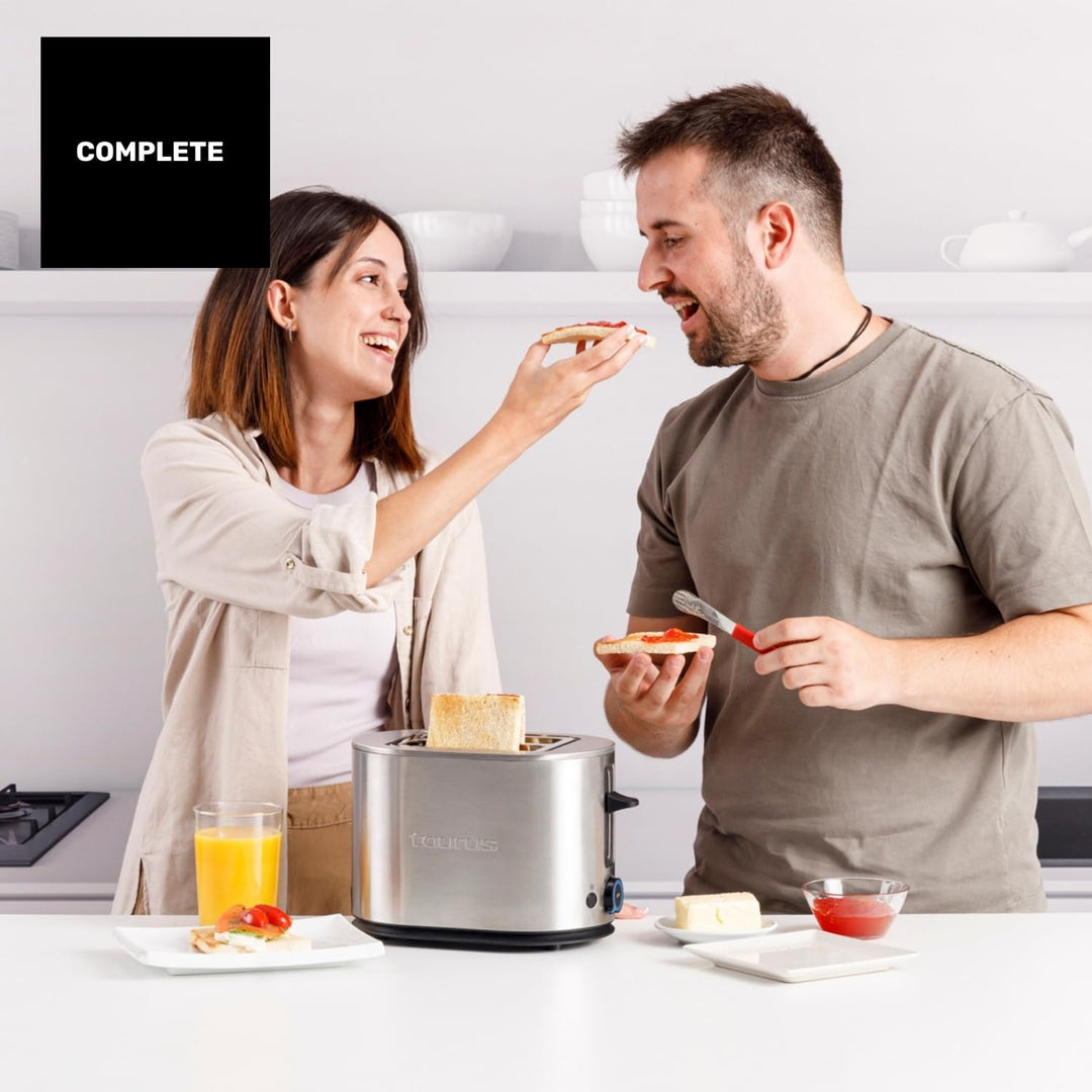 Taurus - Toaster Mytoast II Legend | 900W | 2 Schlitze | 7 Bräunungsstufen | Auftauen, Aufwärmen & A