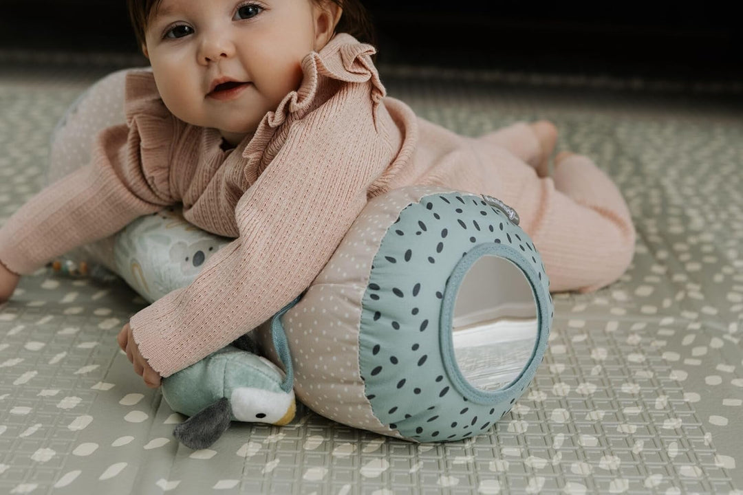 Nuby Tummy Time Animal Adventures Kissen – Bauchzeit – sensorisches Spielzeug – sicherer Spiegel für