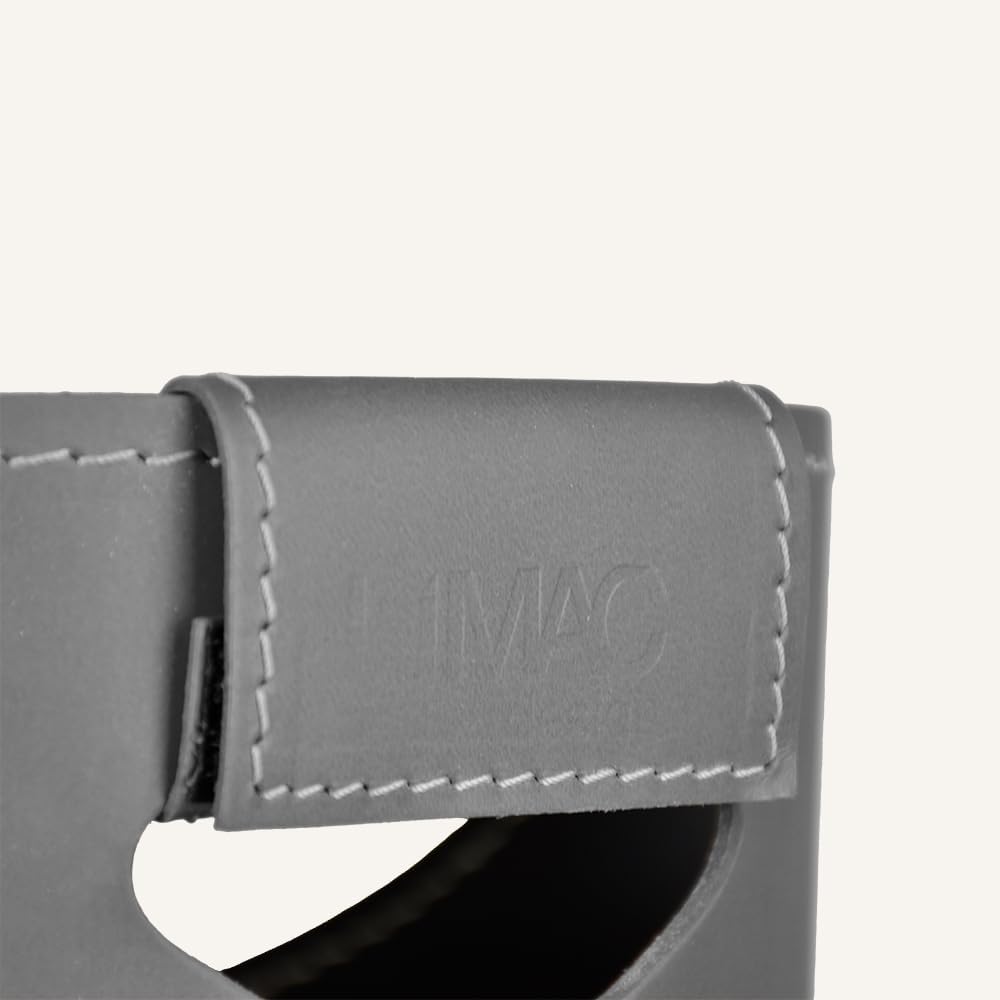 LLIMAC Design SAPEL, originaler Pellet-Tasche aus Leder, moderner Ofenpelletbehälter, Pellet-Organiz