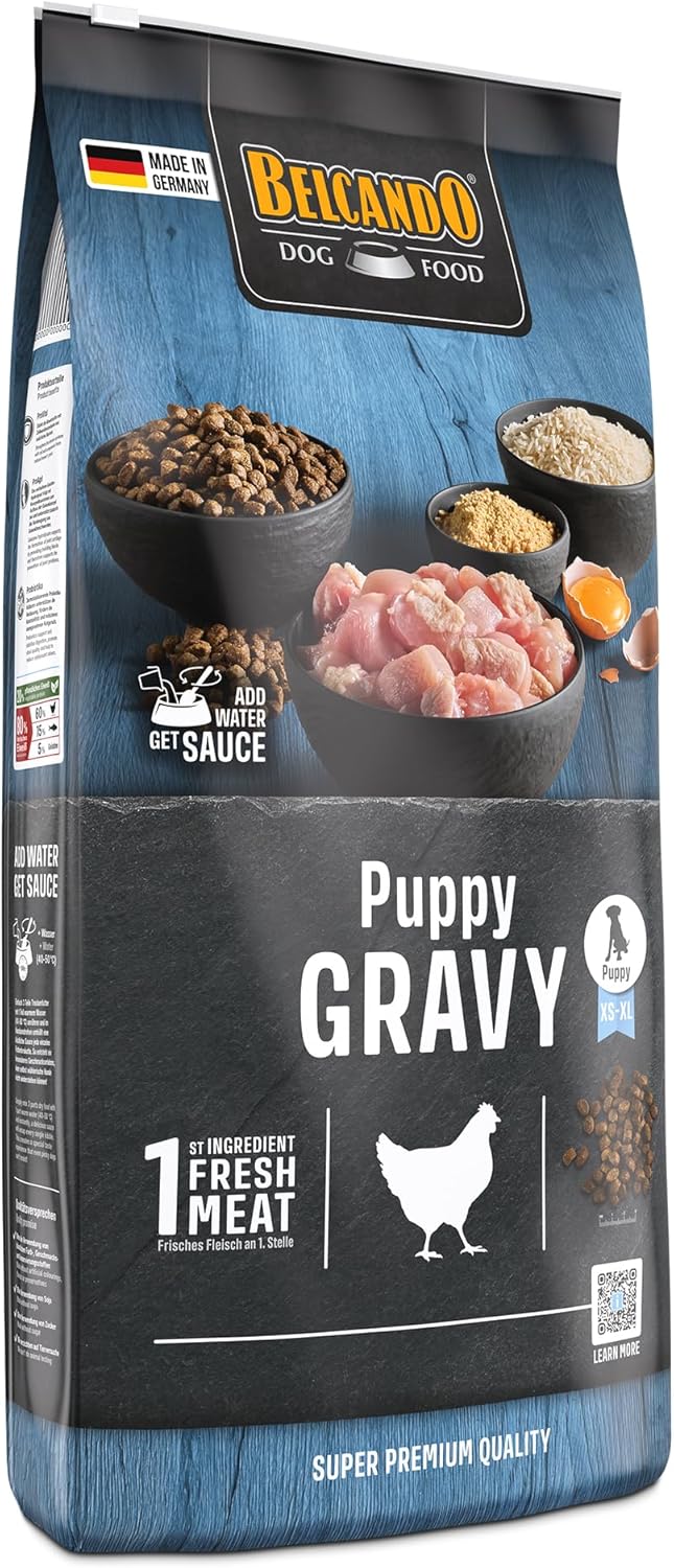 Belcando Puppy Gravy [12,5 kg] Welpenfutter | Trockenfutter für Welpen | Alleinfuttermittel für Welp