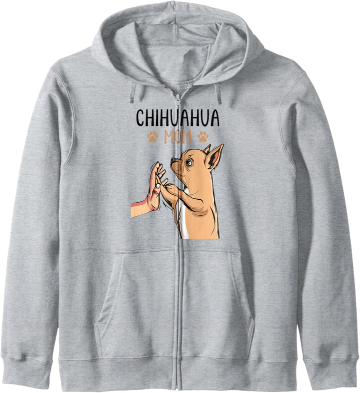Chihuahua Mom Frauchen Hunde Mama Frauen Kapuzenjacke