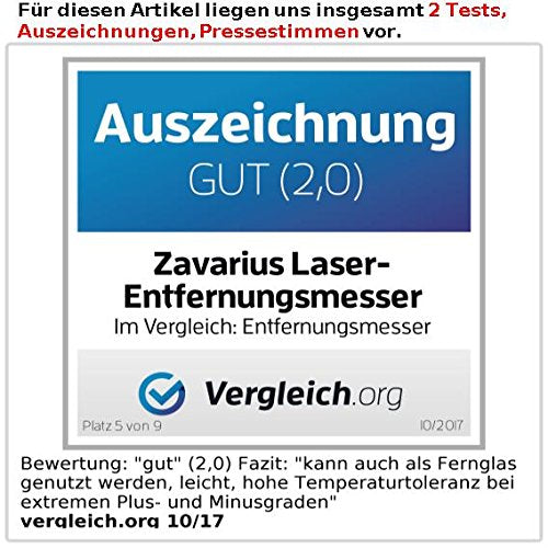 Zavarius Entfernungsmesser: Laser-Entfernungs- und Geschwindigkeitsmesser, 6x21 (Laser Entfernungsme