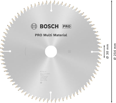 Bosch Accessories Bosch Professional 1x Kreissägeblatt Multi Material (für Multimaterial, Sägeblatt