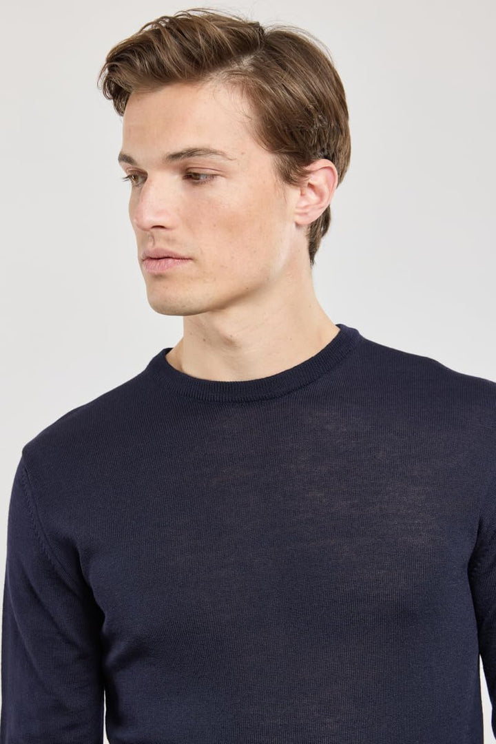 Armor-lux Men's Pullover Mit Rundhalsausschnitt Damgan Aus Merinowolle Sweater M Schiff., M Schiff.