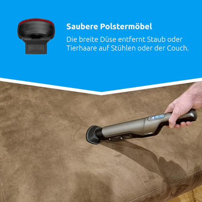 TechniSat TECHNIMAX AS Mini – Akku Handstaubsauger (bis zu 12.000 Pa Saugleistung, ca. 30 min Laufze