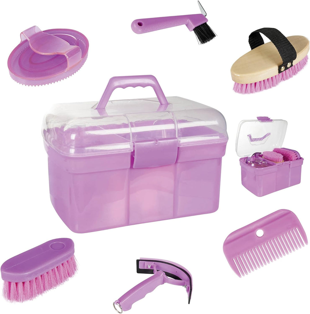 HKM 4057052263019 Putzset-Light, 6 Teilig3500 Lilast Violett, Violett