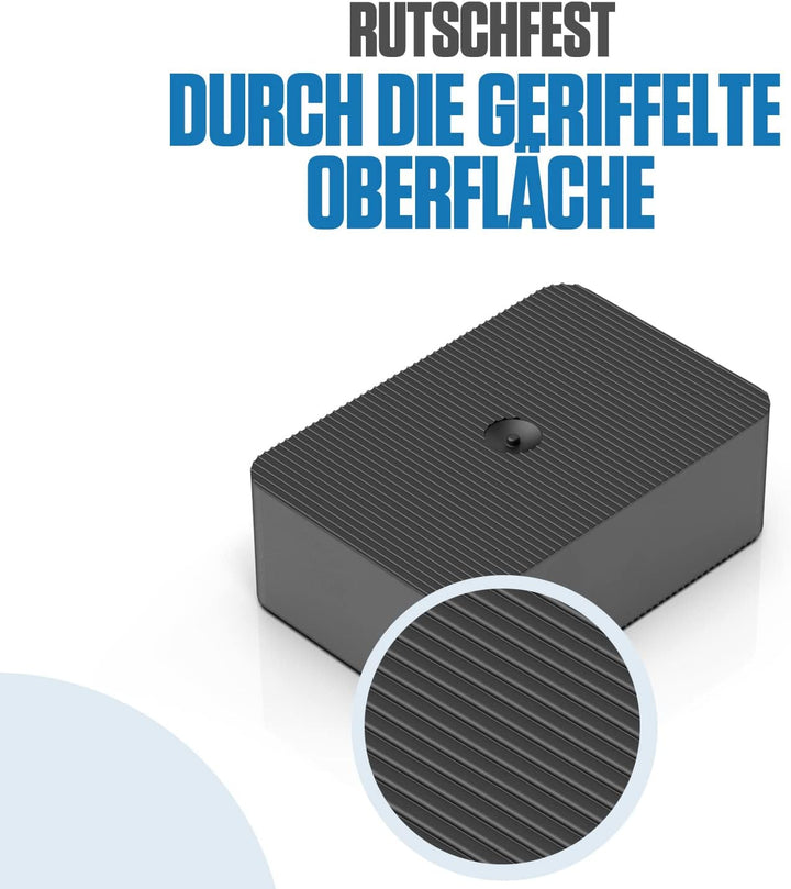 Bauhandel24 - Unterlegplatten Kunststoff 60x40mm 160 Stück Set, Distanzplatten, Abstandshalter, Ausg