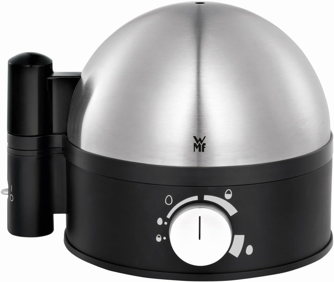 WMF Stelio Eierkocher Edelstahl, Eierkocher 1 Ei -7 Eier, 38 Watt, Härtegradeinstellung, Fortkochstu