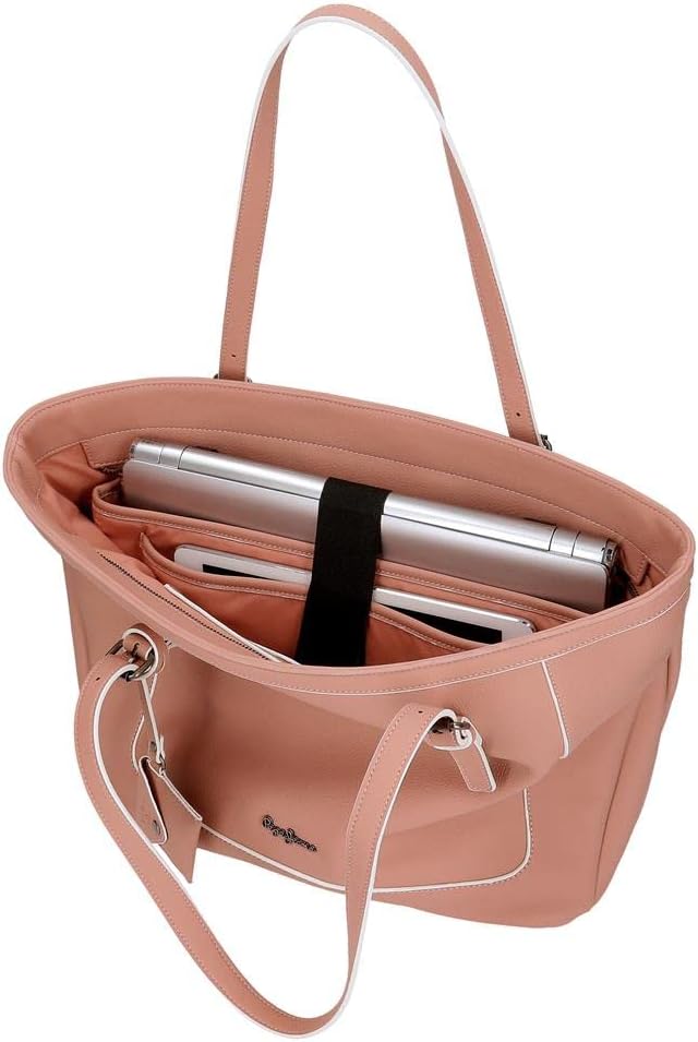 Pepe Jeans Damen Jeny Gepäck- Messenger Bag Einheitsgrösse Rosa, Einheitsgrösse Rosa
