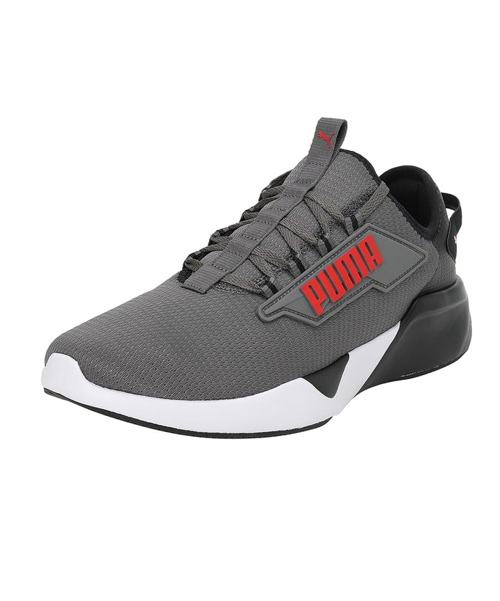 PUMA Unisex Retaliate 2 Sportschuh 40.5 EU Castlerock Puma Black High Risk Red, 40.5 EU Castlerock P