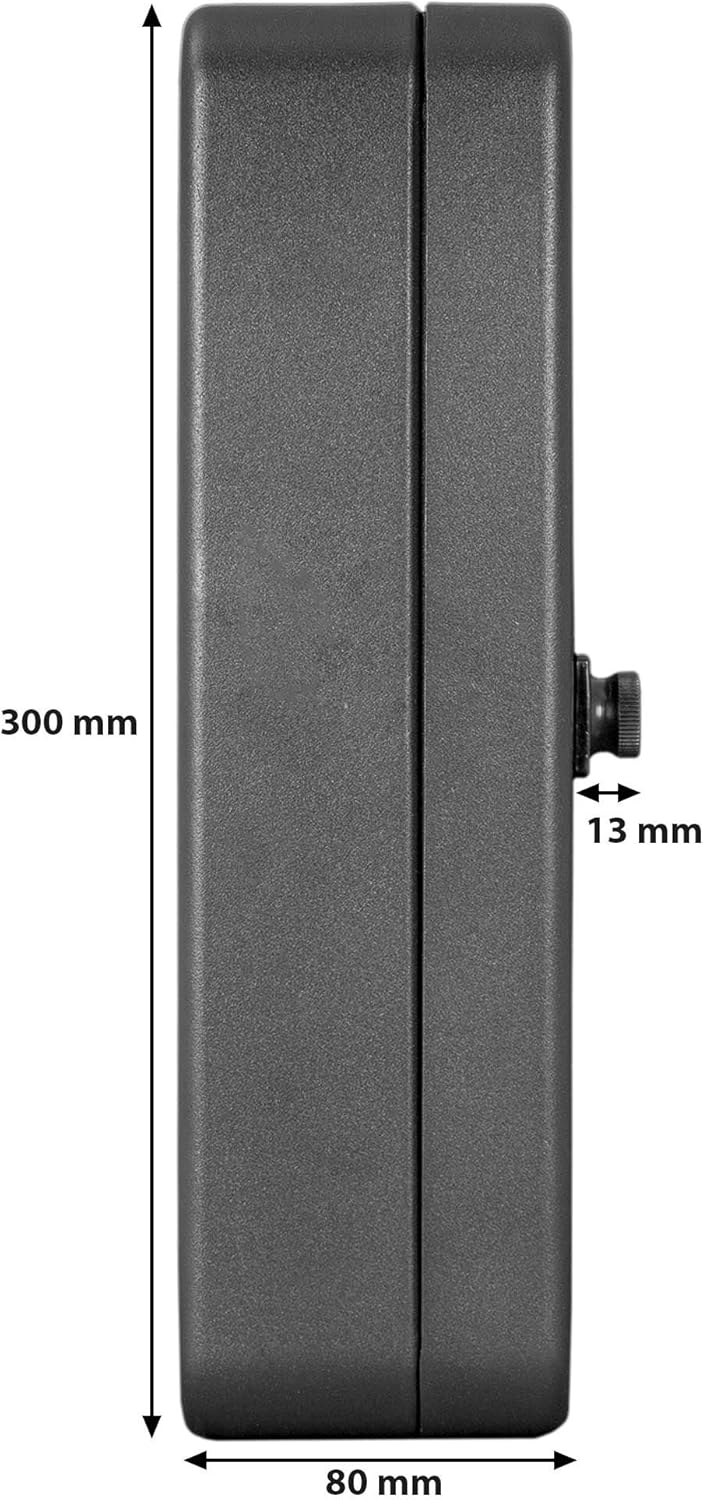banjado® Burg-Wächter® abschliessbarer Schlüsselkasten mit Motiv Kanal Im Herbst für 36 Schlüssel -