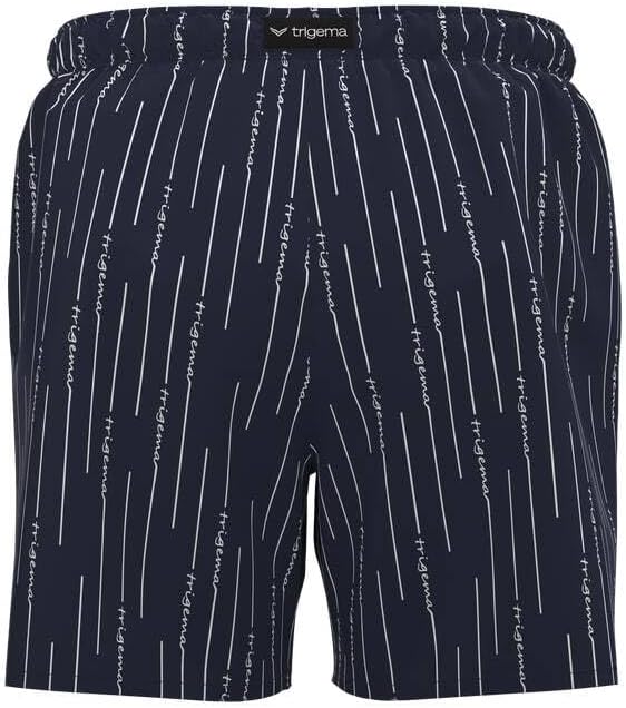 Trigema Bade-/Freizeitshorts mit Druckmotiv XL Navy, XL Navy