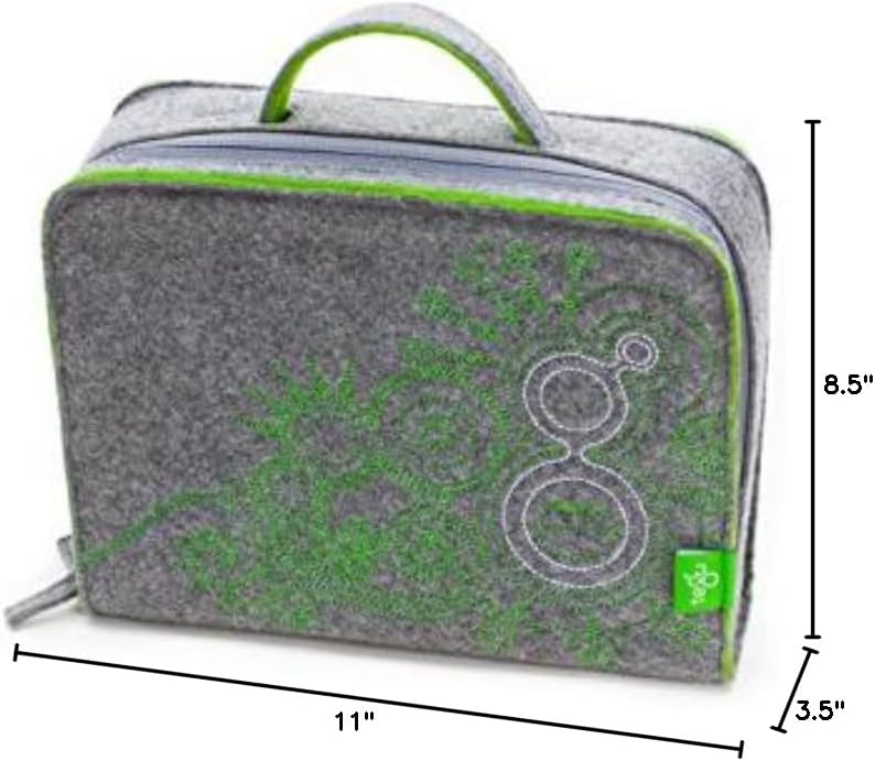 Tegu Reisetasche mit Magnetblöcken.