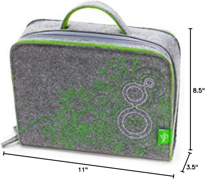 Tegu Reisetasche mit Magnetblöcken.