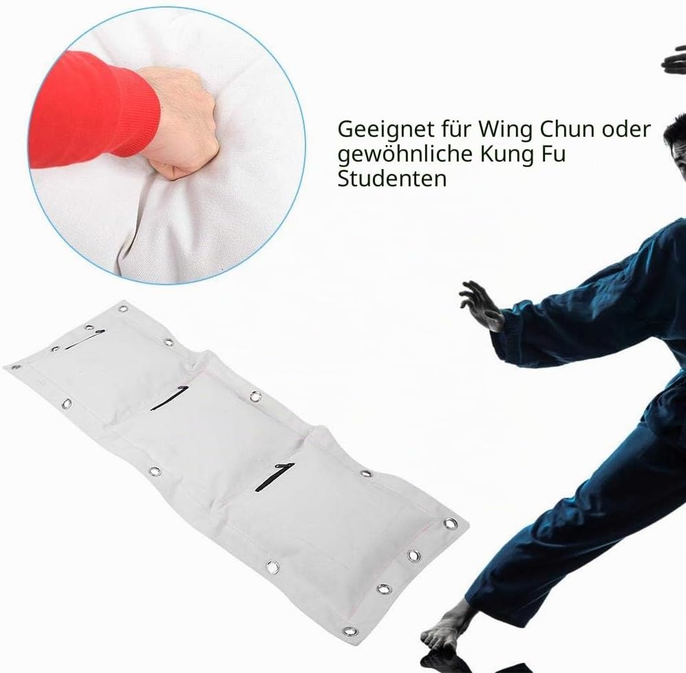 Boxing Wall Sandsack Wing Chun Wall Canvas Punch Leerer Sandsack Target mit Reissverschluss zum Boxe