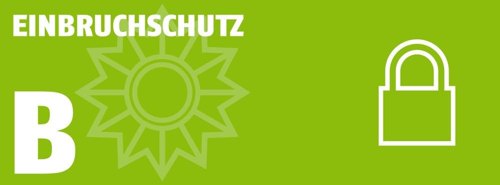ABUS Fenstergriff-Schloss FO400A AL0125 - Fenstergriffsicherung mit Zusatzschloss und Alarmfunktion,