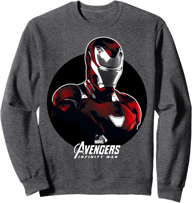 Marvel Avengers: Infinity War Iron Man Circle Portrait Sweatshirt