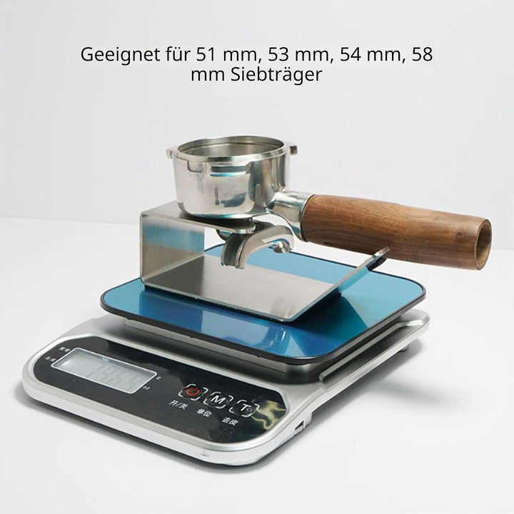 Tamper-Halter-Ständer, Edelstahl-Kaffee-Siebträgerständer, Kaffee-Siebträger-Halter, Organizer, Bode