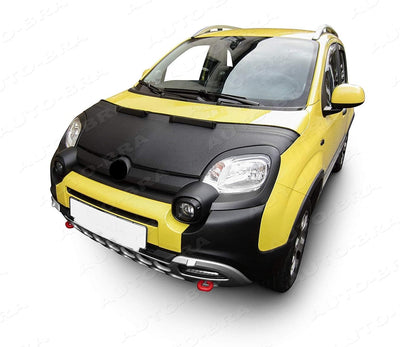 AB3-00468 Carbon Optik AUTO-BRA kompatibel mit FIAT Panda Bj. ab 2011 Haubenbra Steinschlagschutz Tu