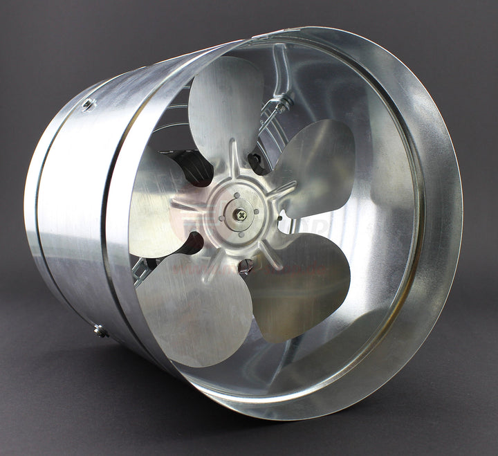 Rohrventilator Ø 325 mm Axial Rohrlüfter IP44 Lüfter 1220 m³/h 3 Stufen Hochdruck Niederdruck Ventil