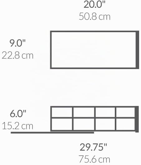 simplehuman, 22,8cm, herausziehbarer Schrank-Organisator , strapazierfähiger Stahlrahmen B 22,8 cm x
