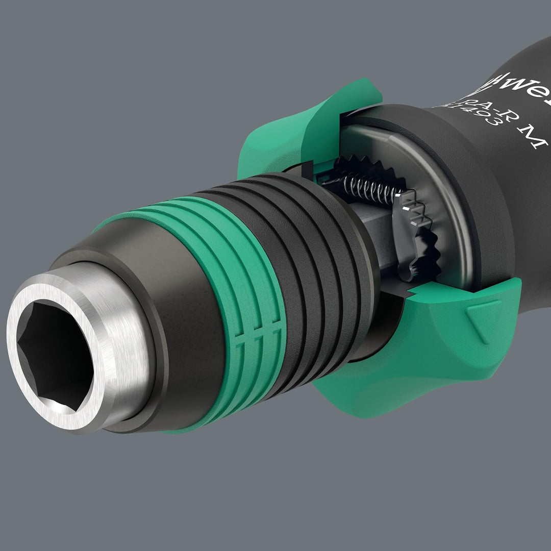 Wera 05051066001 Kraftform Kompakt 838 RA-R M Imperial Set 1, 15-teilig
