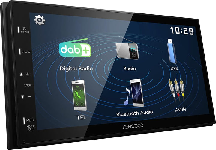 Kenwood DMX129DAB - 17,3 cm (6,8") Digital Media AV-Receiver mit Quick Boot & Android USB-Mirroring