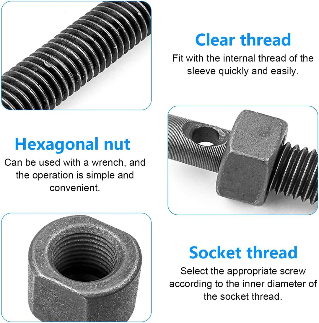 QZQUFJ 8 Stücke Lagerabzieher, Kugellager Abzieher, 9-23mm Innenlager Abzieher Set, Motorradgehäuse