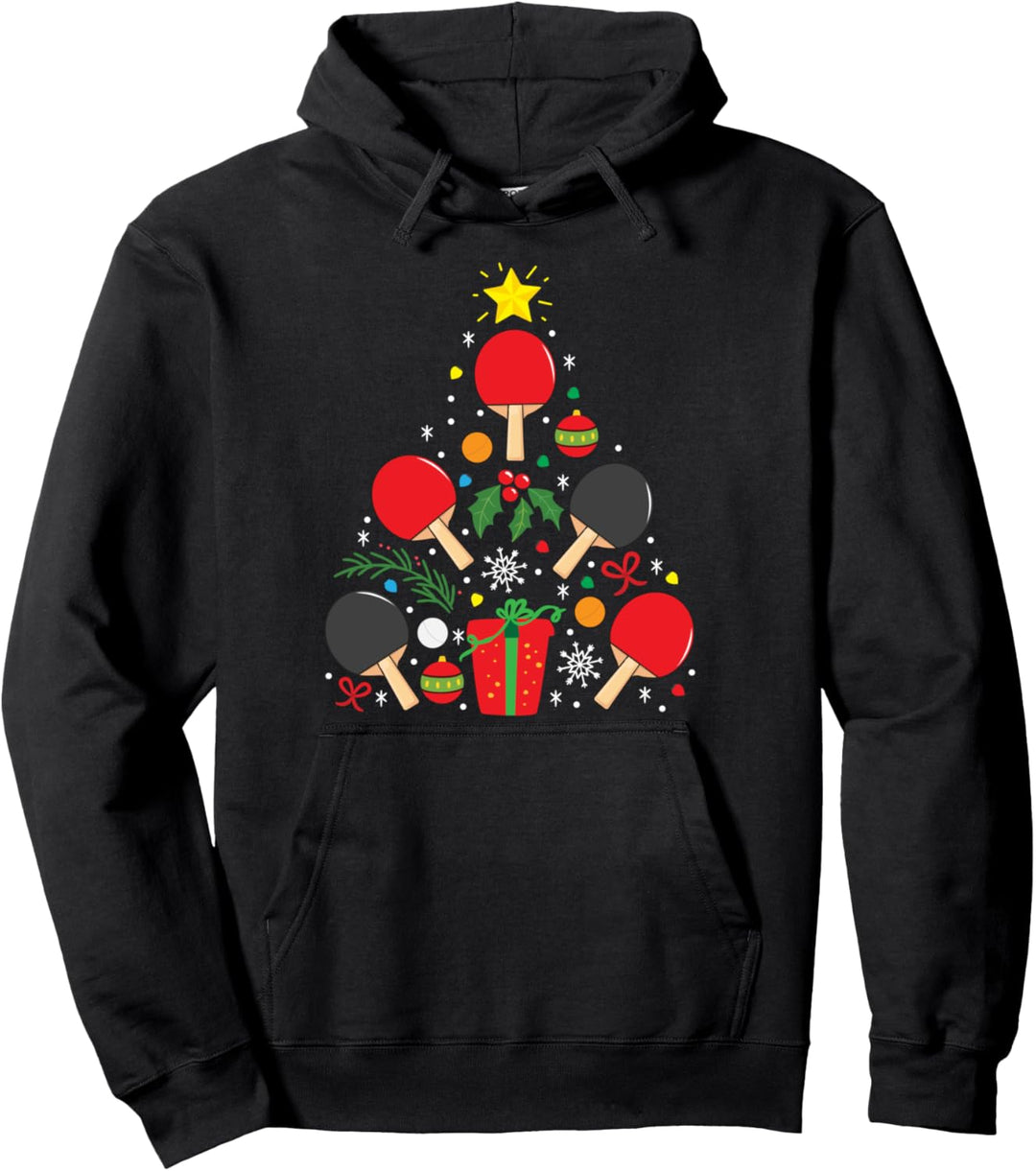 Tischtennis Tischtennis Weihnachten Lustiges Geschenk Jungen Pullover Hoodie