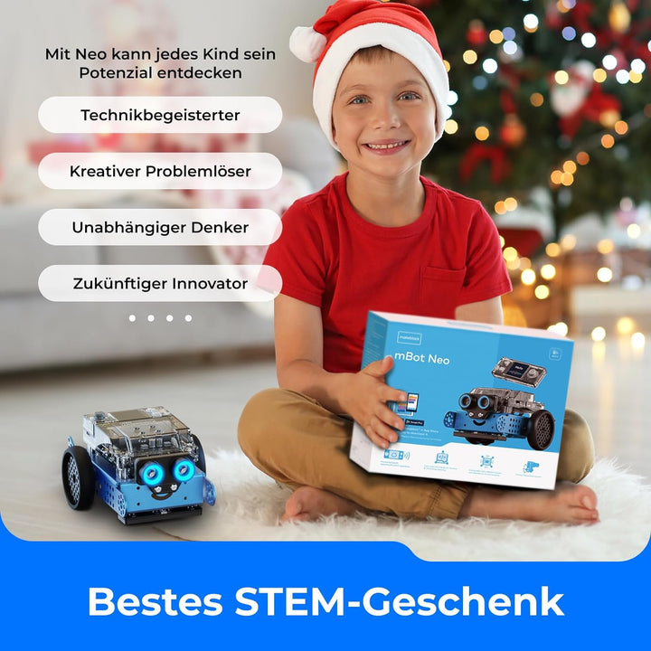 Makeblock mBot 2 Programmierbarer Roboter Kompatibel mit Scratch Python Codierungsroboter für Kinder